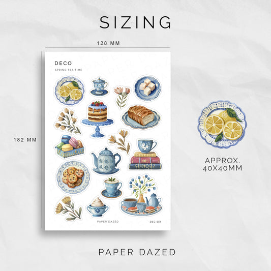 Spring Teatime Stickers
