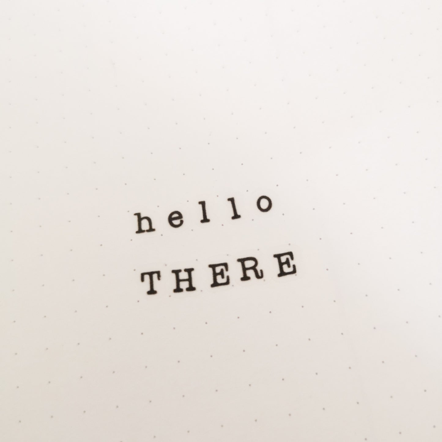 Small Typewriter Letters Sticker Sheet