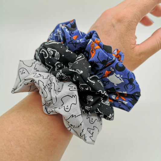 Black Halloween Scrunchie