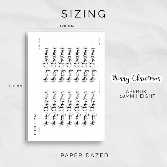 Merry Christmas Scripts - Honey Font