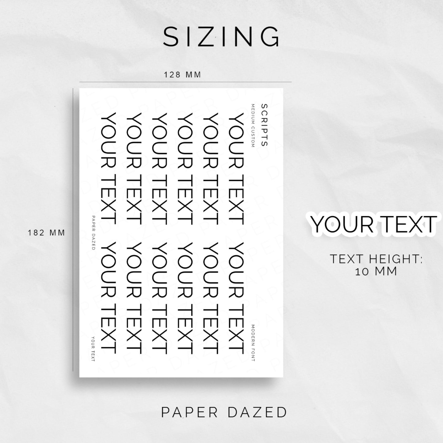 Medium Custom Scripts - MODERN Font