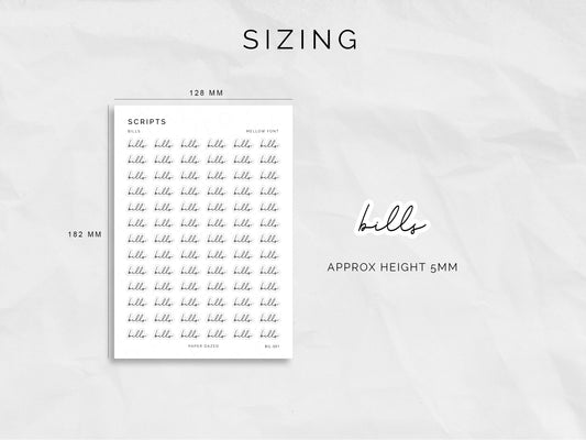 BILLS Small Scripts - MELLOW Font