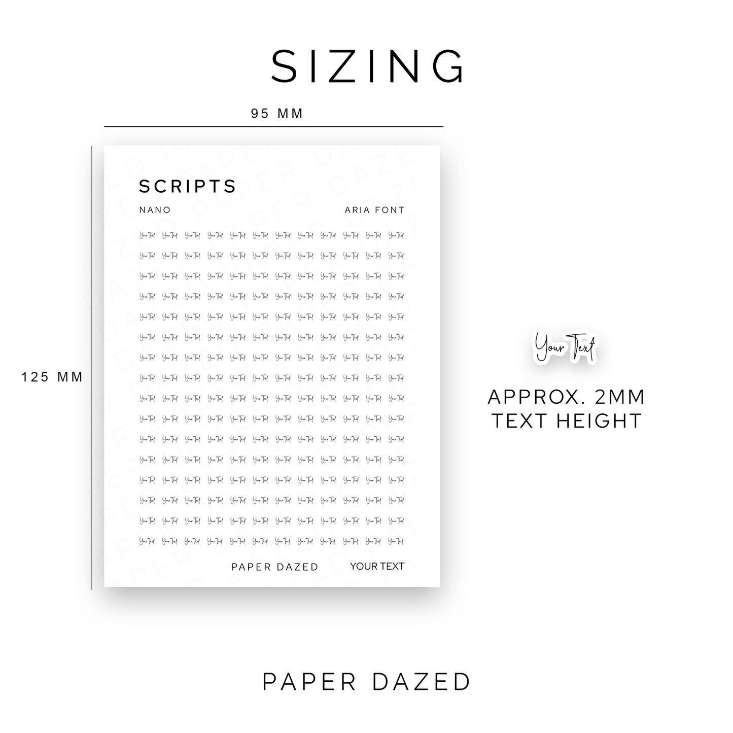 2mm Nano Custom Scripts - ARIA