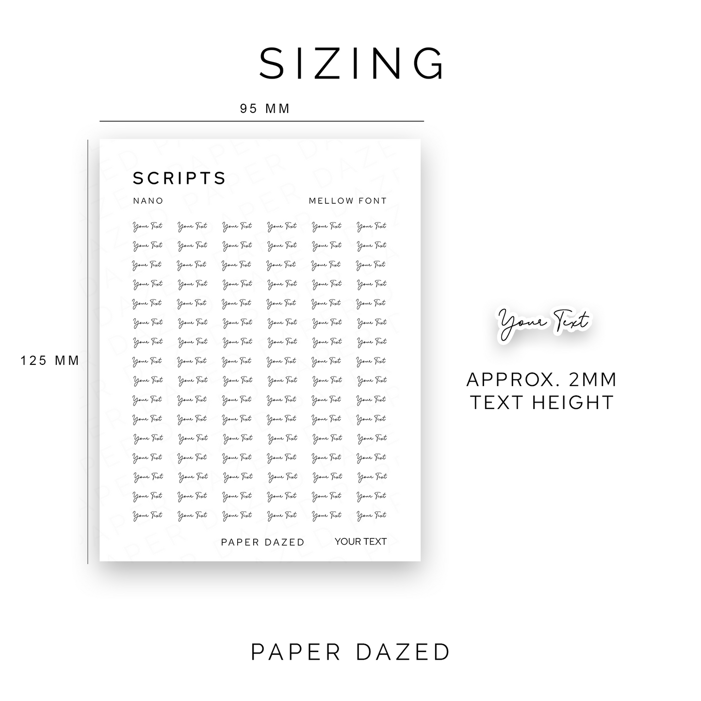 2mm Nano Custom Scripts - MELLOW