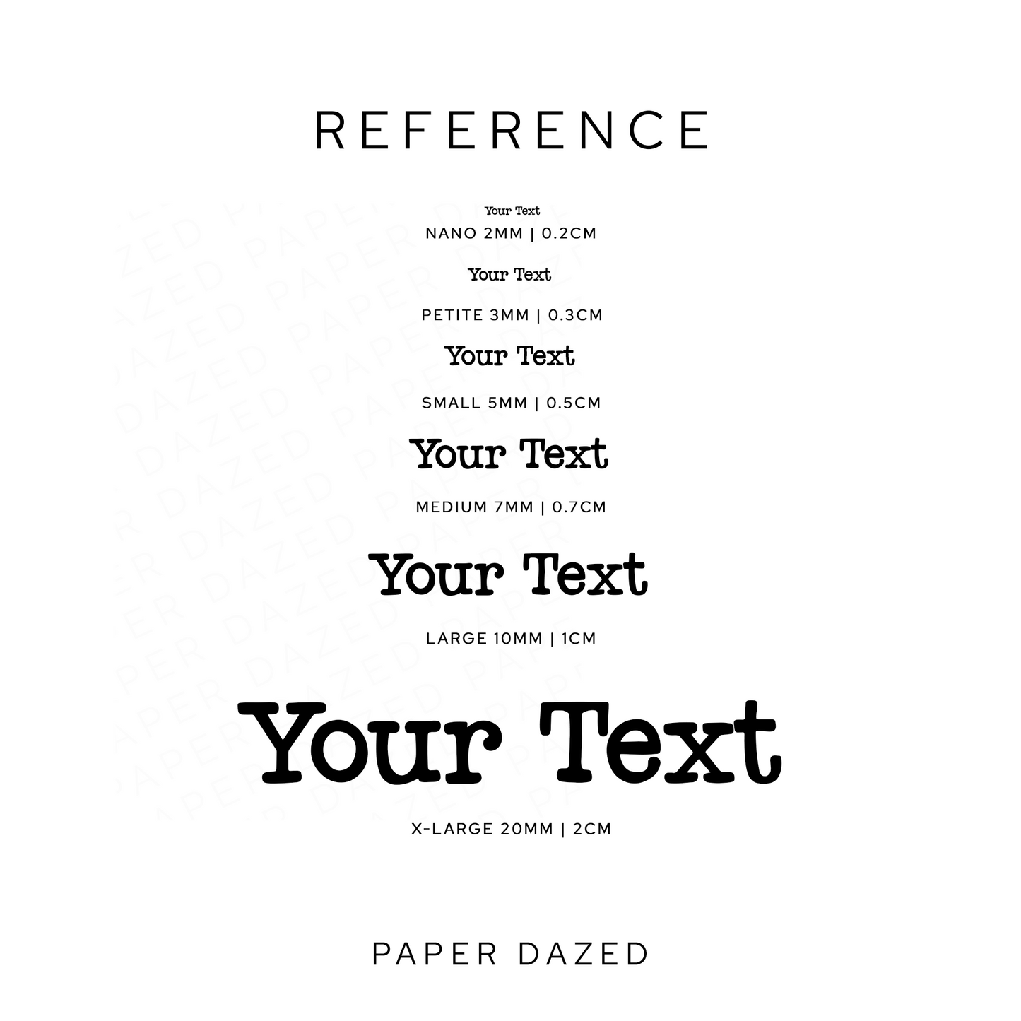 2mm Nano Custom Scripts - TYPEWRITER