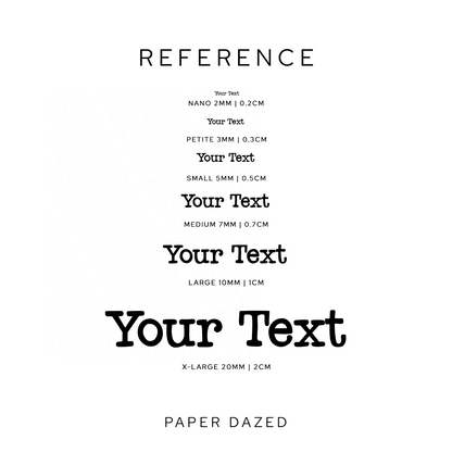 2mm Nano Custom Scripts - TYPEWRITER