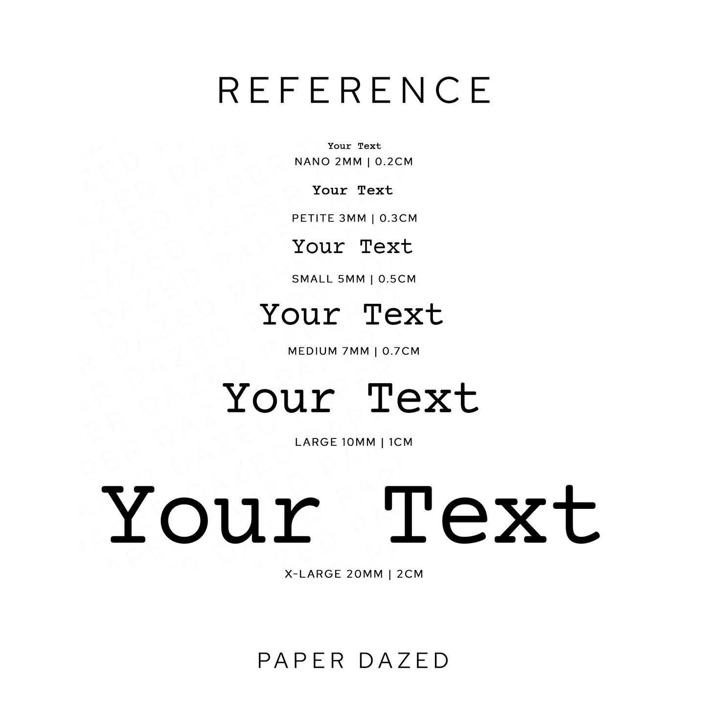 2mm Nano Custom Scripts - VINTAGE