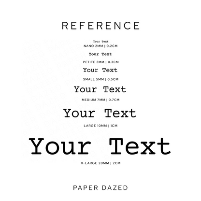 2mm Nano Custom Scripts - VINTAGE