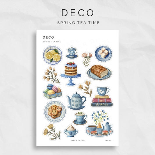 Spring Teatime Stickers
