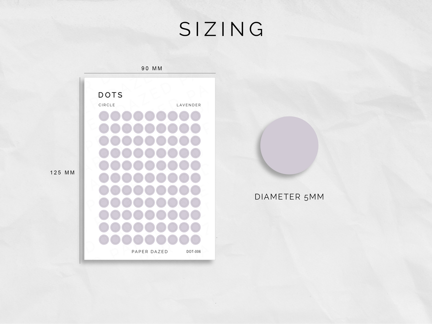 Small Circle Dot Stickers