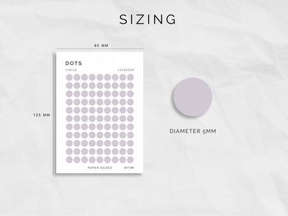 Small Circle Dot Stickers