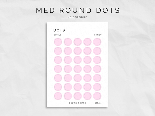 Medium Circle Dot Stickers