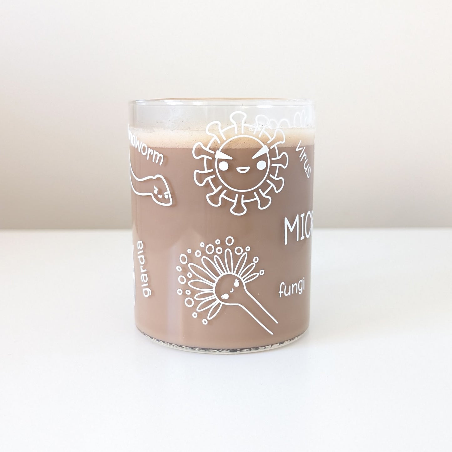 Microbes Glass Mug 400mL