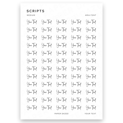 7mm Medium Custom Scripts - ARIA