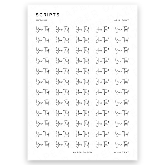 7mm Medium Custom Scripts - ARIA