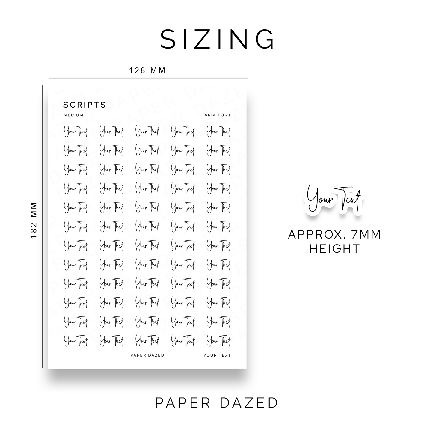 7mm Medium Custom Scripts - ARIA