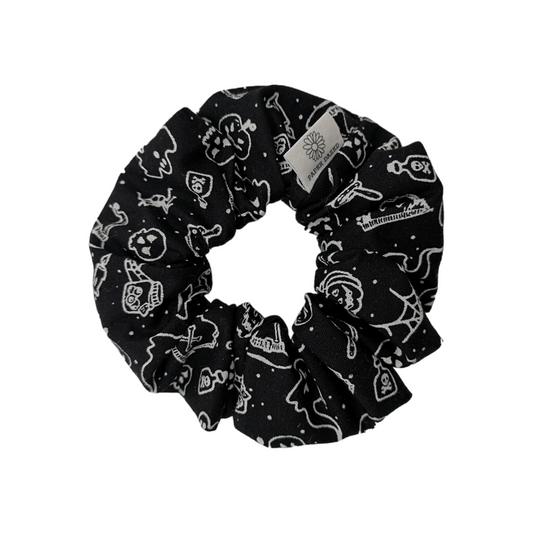 Black Halloween Scrunchie