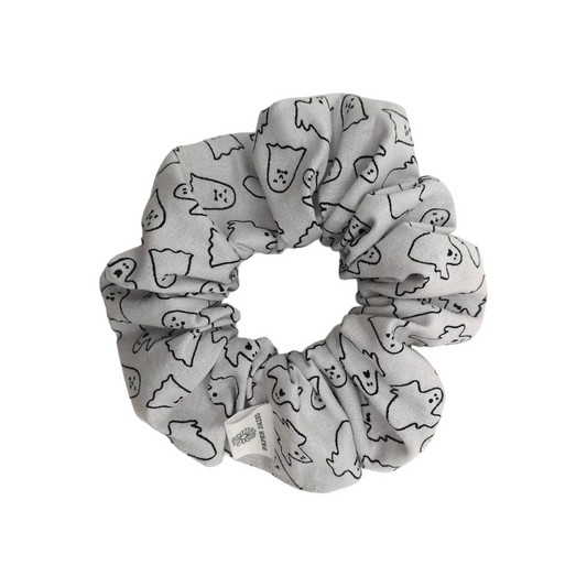 Ghost Halloween Scrunchie