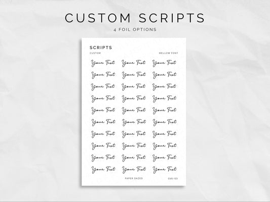 Medium Custom Scripts - MELLOW Font